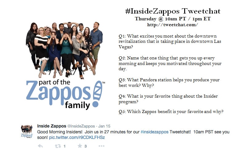 social media recruitment at Zappos