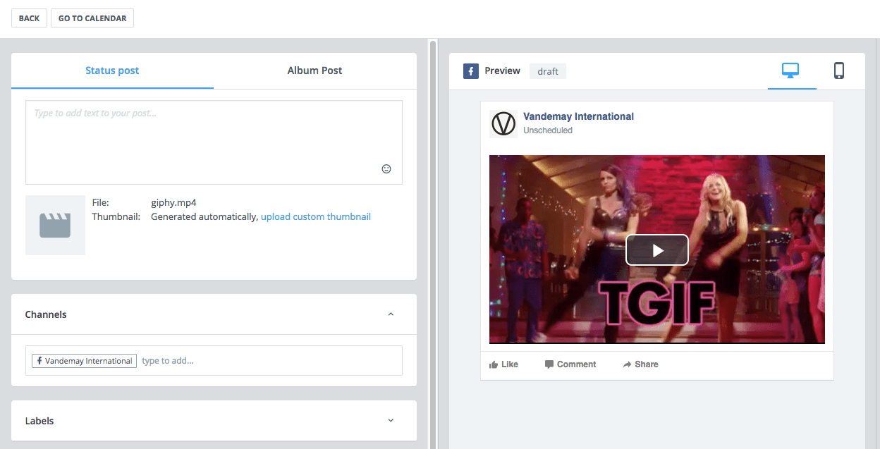 post gifs to twitter and facebook falcon io