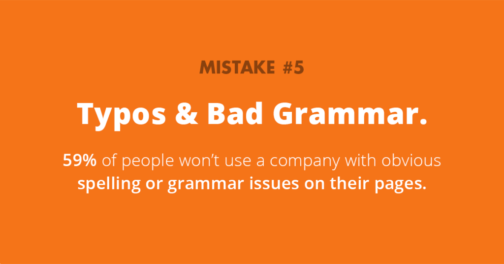 landing page mistakes