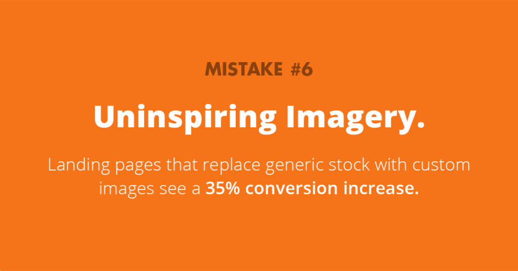 landing page mistakes