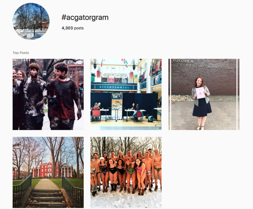 user generated content campaign higher education instagram strategy