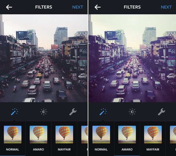 best instagram filters example