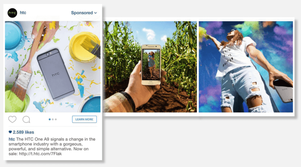 instagram carousel ad example brand awareness