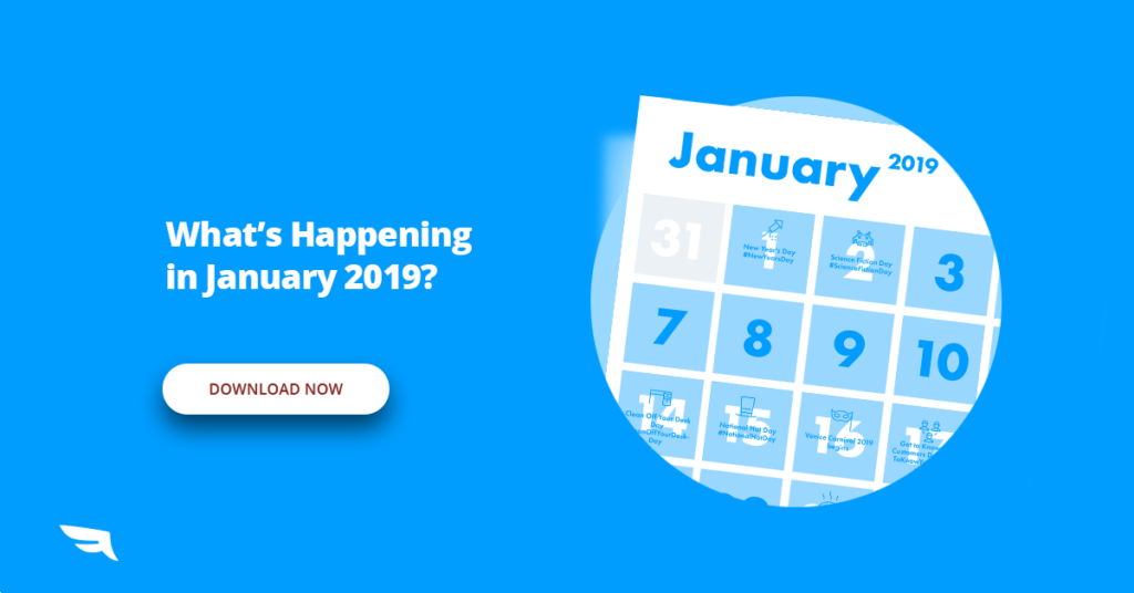 january social media holiday calendar 2019