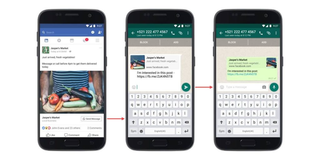 facebook click to whatsapp ads