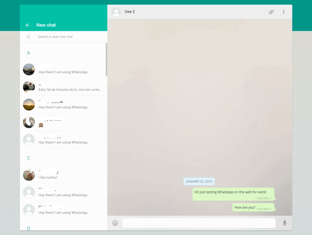 how to use whatsapp web