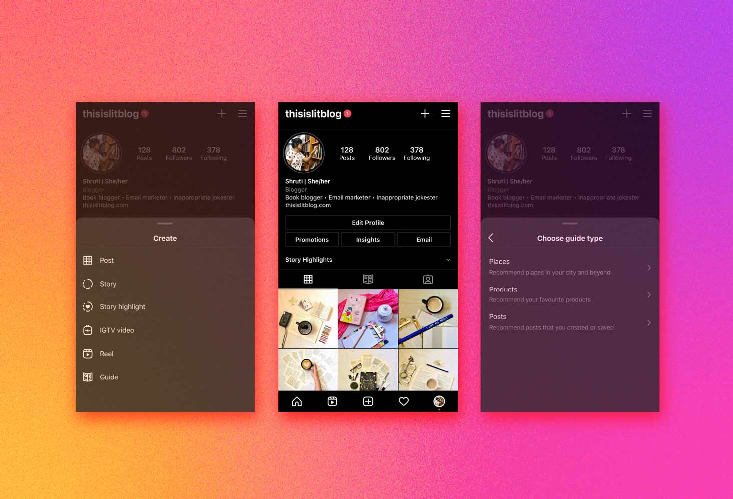 Getting started with Instagram Guides.