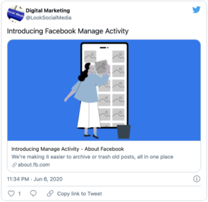 Introducing Facebook Manage Activity